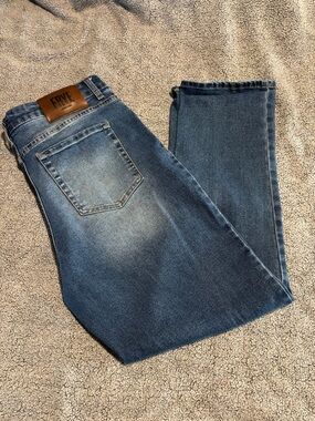 FRYE women’s Denim Jeans Straight Leg size 8/29 High Rise Cotton Blend